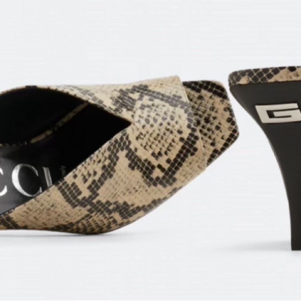 Gucci Python Heels